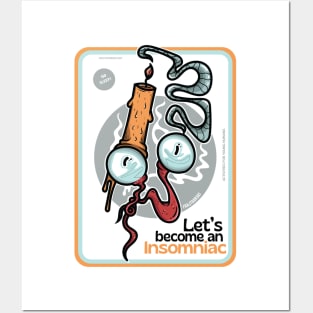 Let's become an Insomniac ver 2 Posters and Art